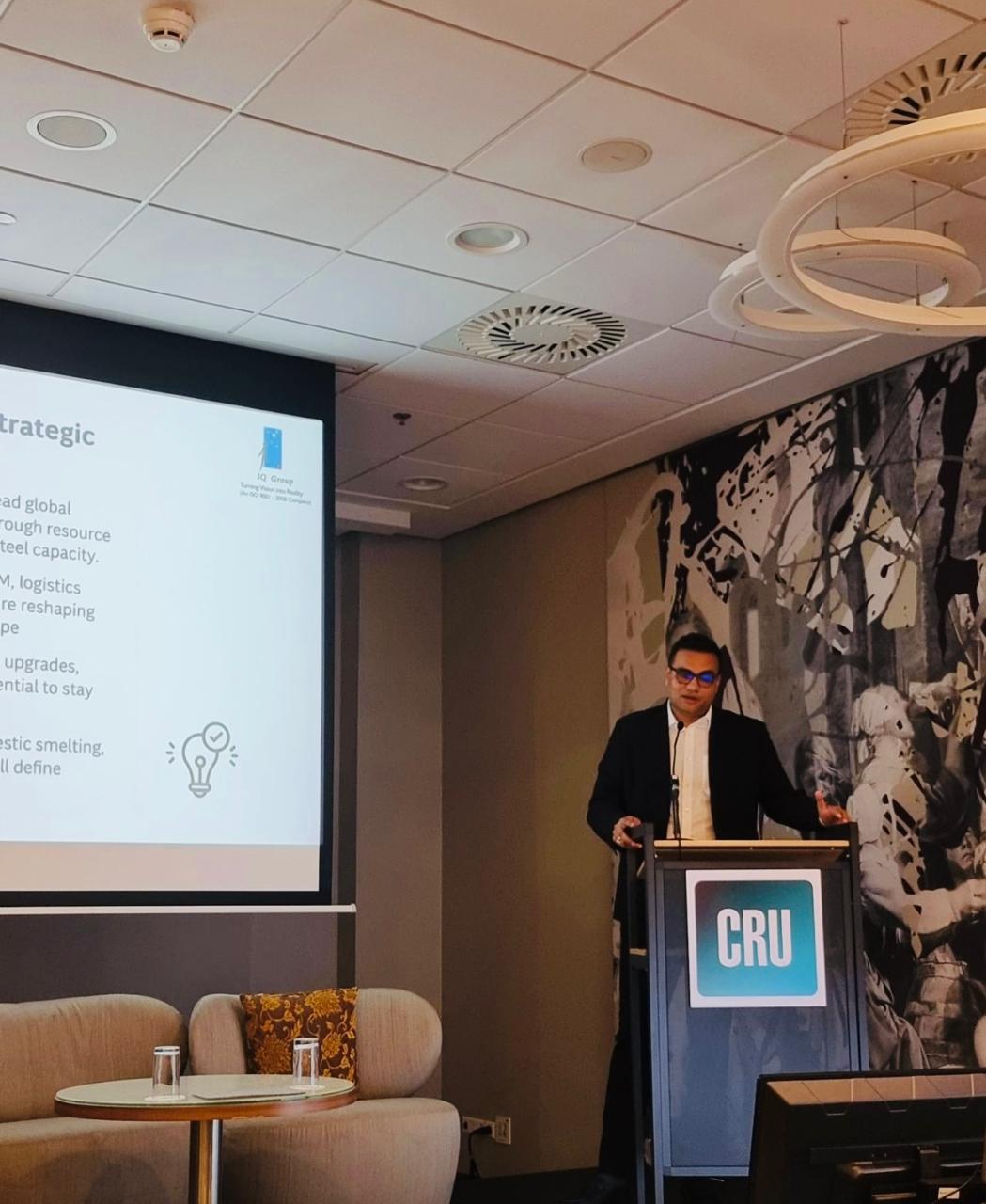 Speaking at CRU Europe Ferro Alloys Connection Summit 2025 at Amsterdam