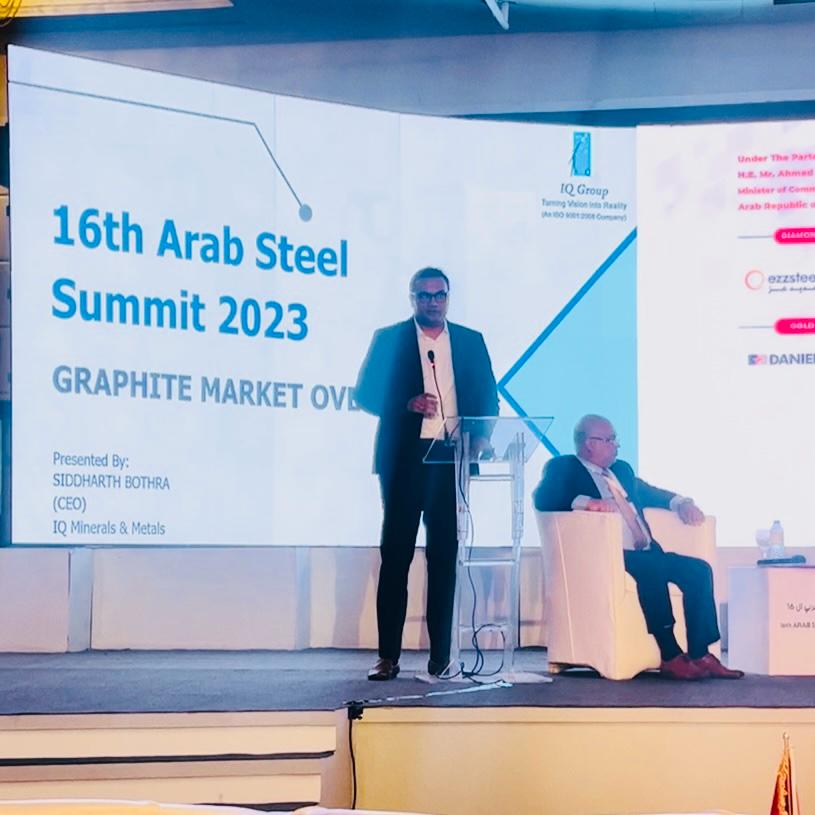 Speaking at 16th Arab Steel Summit 2023